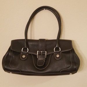 Michael Kors Black Vintage Leather Purse